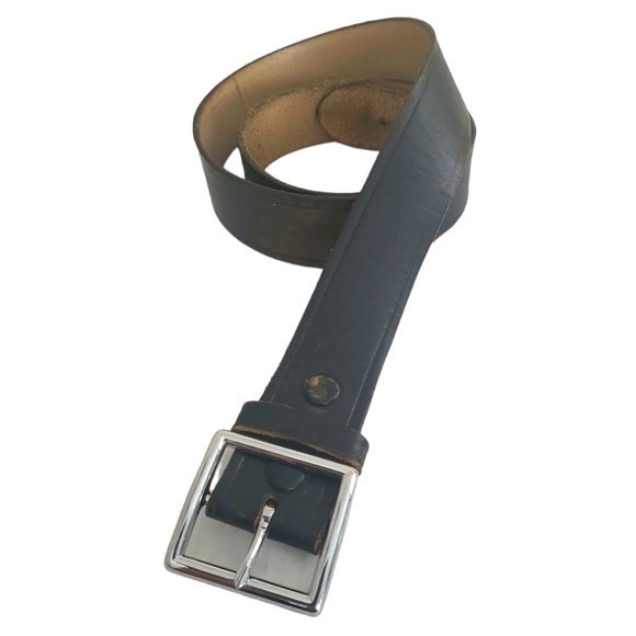 Dutyman Brown Distressed Leather Belt Size 44 - Picture 1 of 6